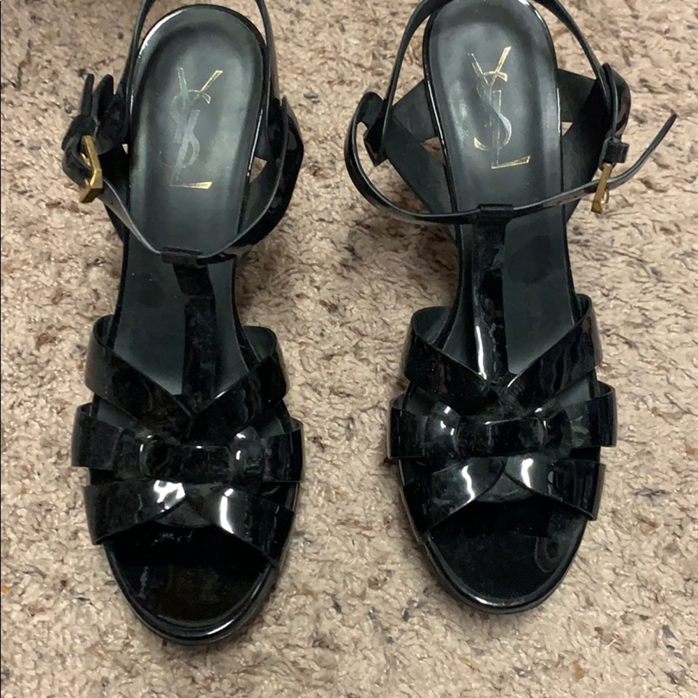YSL Yves Saint Laurent Tribute Heels black 38